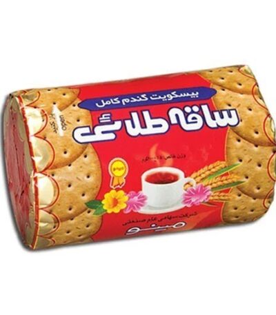 بیسکوییت ساقه طلایی ۲۰۰ گرمی – بیسکوییت سبوسدار ایرانی مناسب میانوعده روزانه