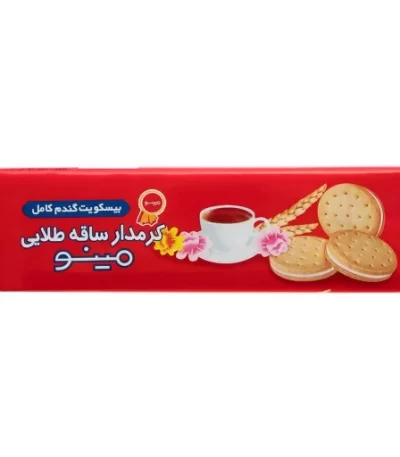 بیسکویت ساقه طلایی کرم‌دار – میان‌وعده‌ای شیرین با فیبر بالا و مغزدار