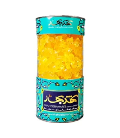 نبات زعفرانی شهدبهار ترنج ۶۰۰ گرمی – شیرین‌کننده طبیعی با عطر زعفران اصل