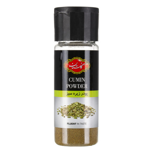 IMG_4651 بسته پودر زیره سبز گلستان ۶۰ گرمی – ادویهای خوشعطر برای غذاهای سنتی و گوارا