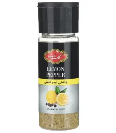 بسته چاشنی لیمو فلفلی گلستان ۹۰ گرمی – ادویه ترش و تند ایرانی