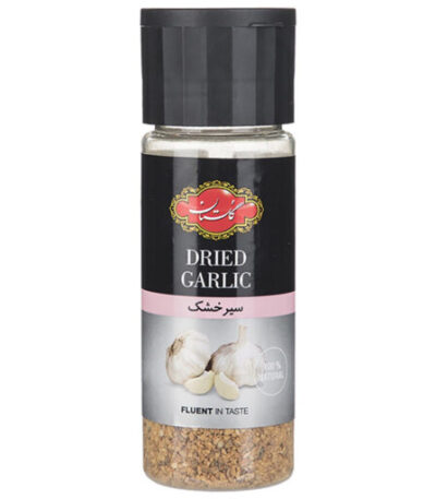 بسته سیر خشک گلستان ۸۰ گرمی – ادویه‌ای طبیعی و خوش‌عطر برای طعم‌دهی به انواع غذا