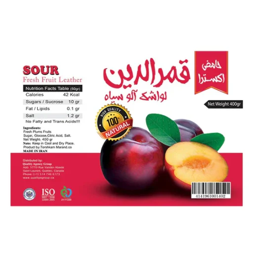 Persian Plum Fruit Leather (Lavashak) 400g – Dakkeh.ca