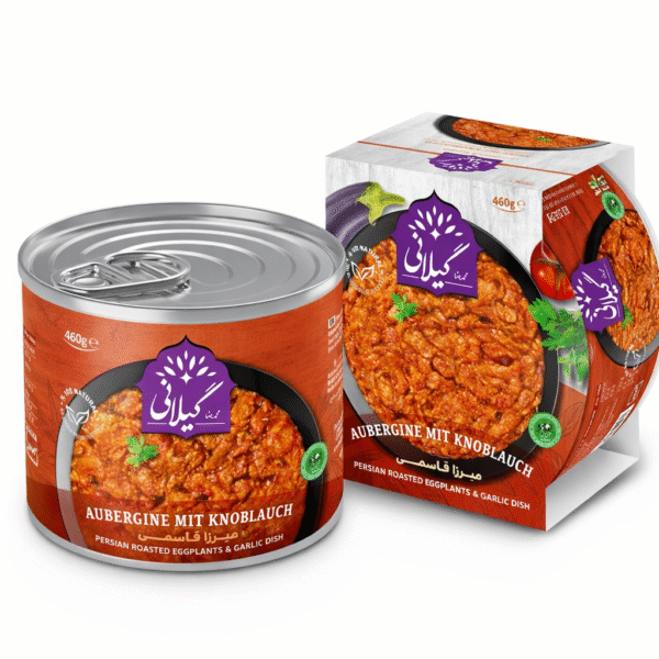 Persian Roasted Eggplants & Garlic Dish Gilani - 460gr