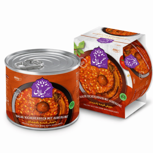 Gheymeh Yellow Split Stew With Eggplants Gilani - 460 Gr - Image 1