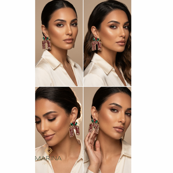 Termeh Taj Earrings-color 1