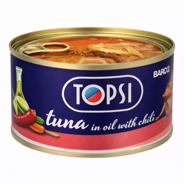 Tuna in chili oil Topsi - 180gr