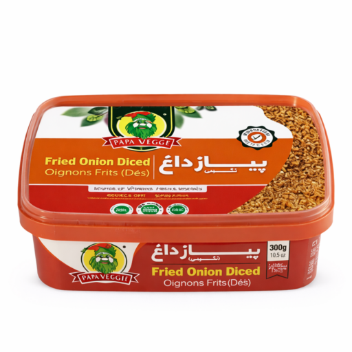 piyaz dagh Fried Onion Diced Papa Veggie - 300 Gr - Image 1