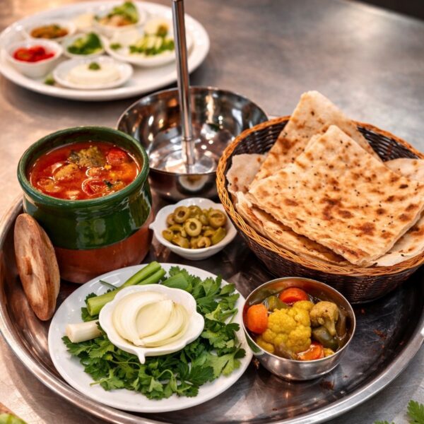 Dizi (Abgoosht) Traditional Persian Meal with Sangak & Sides – Montreal