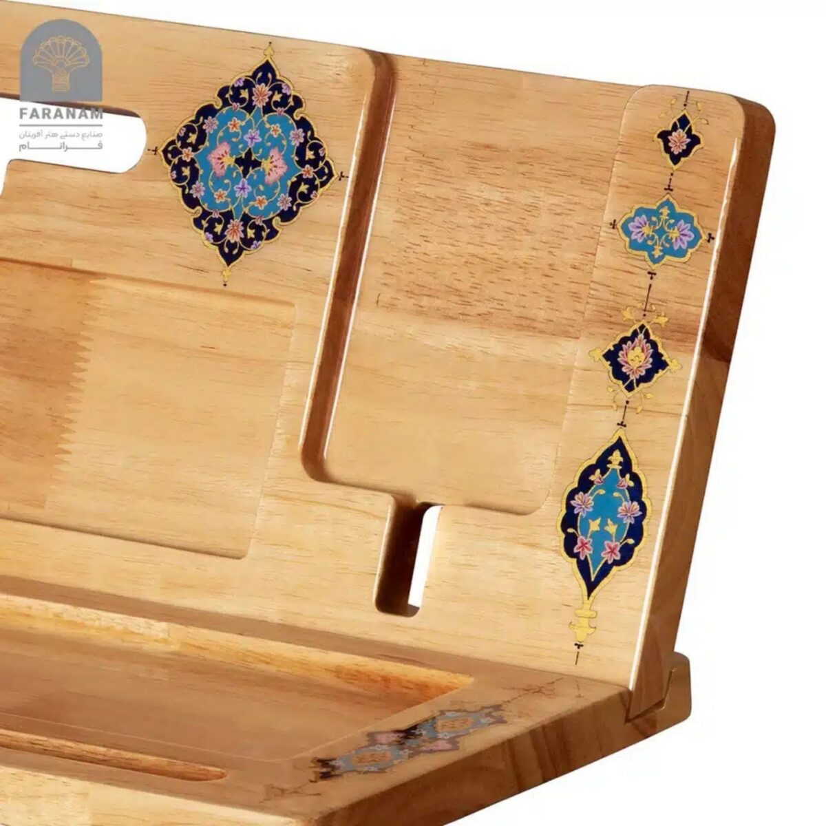 Hand-Painted (Tazhib) Phone stand and Desk Organizer -Galaxy Design - Image 3