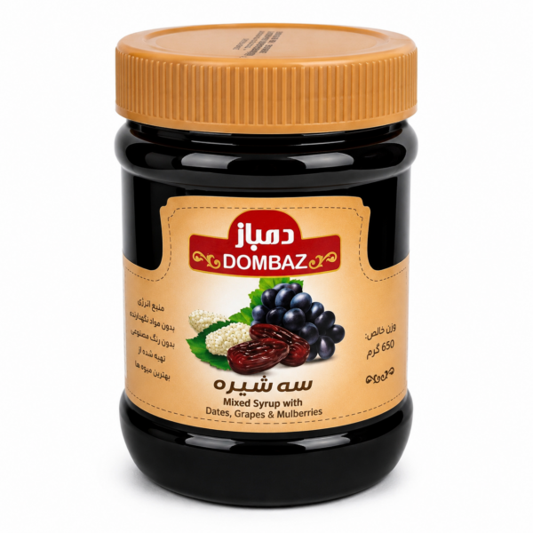 Dombaz Mixed Syrup with Dates, Grapes& Mulberries 450gr