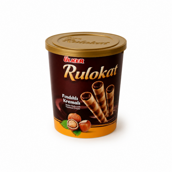 Ulker Rulokat Wafer Rolls with Hazelnut Cream 170gr