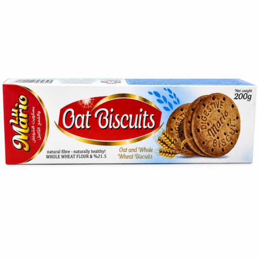 digestive oat Lu Mario Oat Biscuits 200g - Image 1
