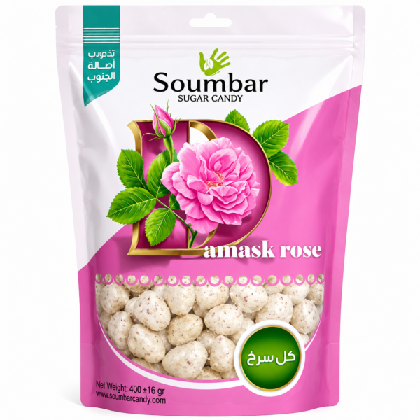 Soumbar Sugar Candy Damask Rose 400gr
