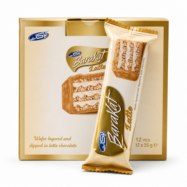 Barakat Latte Wafer 12 x 35g box